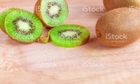 Kiwi fruit cut into pieces